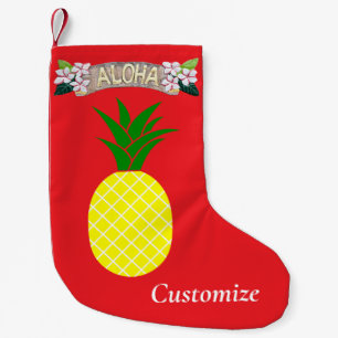 Aloha Pineapple Thunder_Cove Small Christmas Stocking