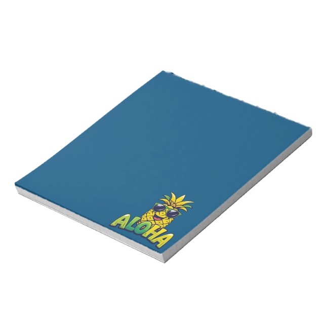 Aloha Pineappy Collection Bloc-notes Turquoise (Tourné)