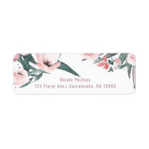Aloha Pink Tropical Été Fête des mariées florale