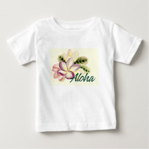 Aloha Plumeria Baby T-Shirt