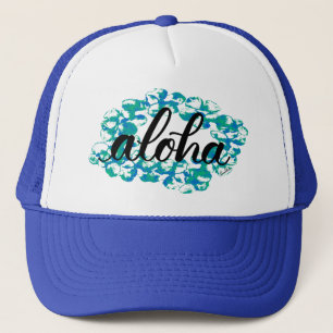 Aloha Plumeria Lei Trucker Hat