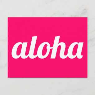 Aloha! Postcard