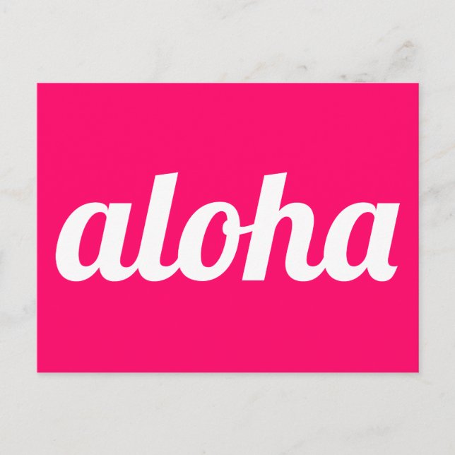 Aloha! Postcard (Front)