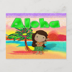 Aloha! Postcard