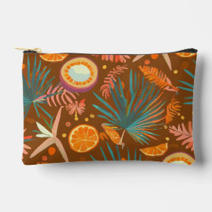 Aloha print pattern accessory pouch