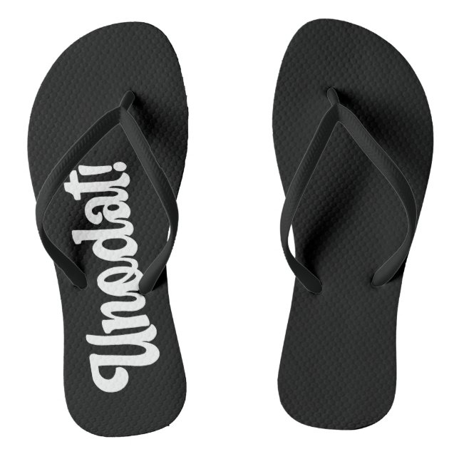 Aloha print slippers - flip flops (Footbed)