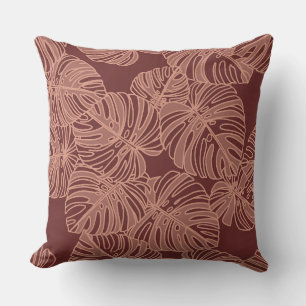 Aloha print Tropical throw pillow