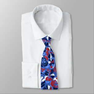 Aloha Revolution Hawaiian Hibiscus Two-sided Print Tie