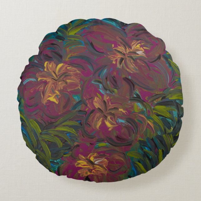 Aloha  round pillow (Front)