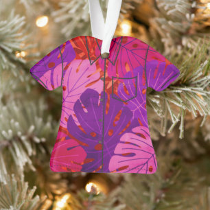 Aloha Shirt en feuille de monstère hawaïenne aquar