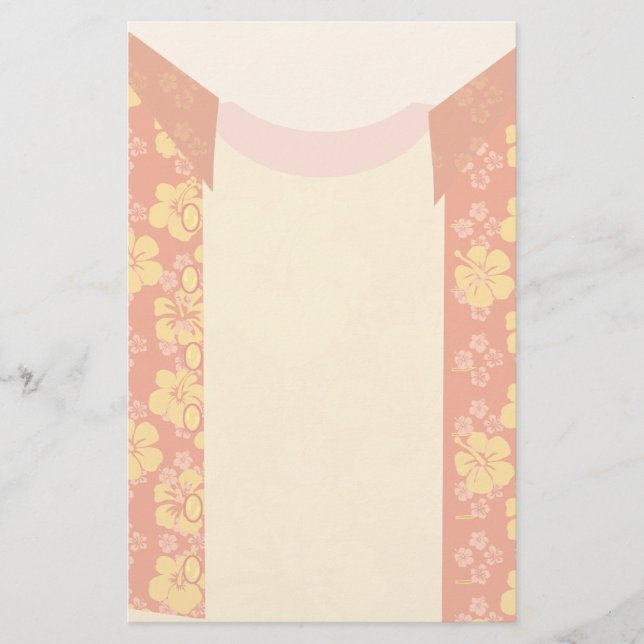 Aloha Shirt Stationery (Front)