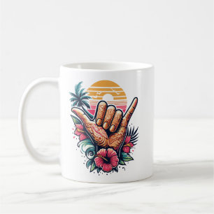 Aloha Spirit – Hawaiian Shaka Art Coffee Mug