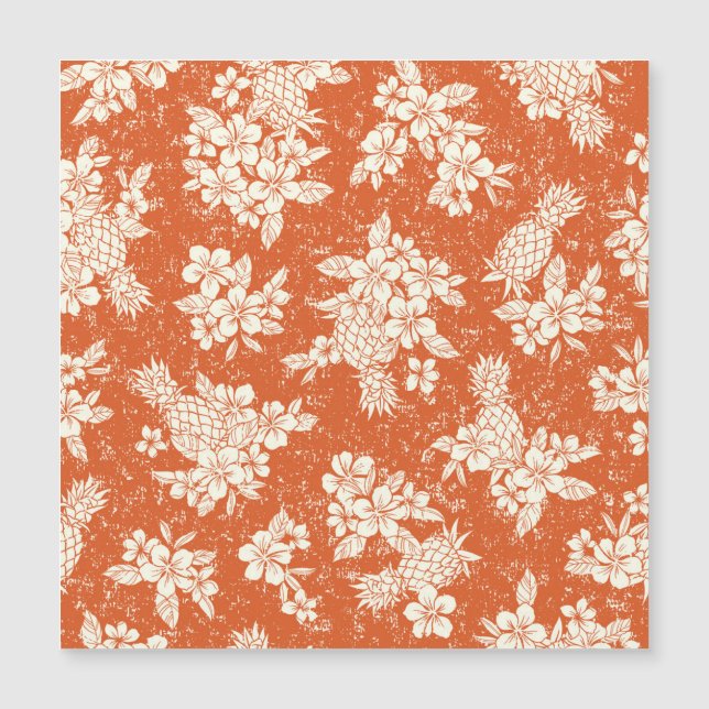 Aloha Spirit: Hibiscus-Pineapple Harmony. (Front)