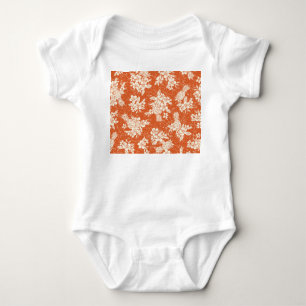 Aloha Spirit: Hibiscus-Pineapple Harmony. Baby Bodysuit