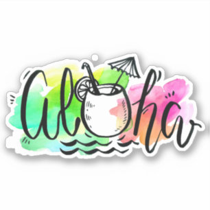 Aloha Sticker