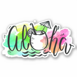 Aloha Sticker