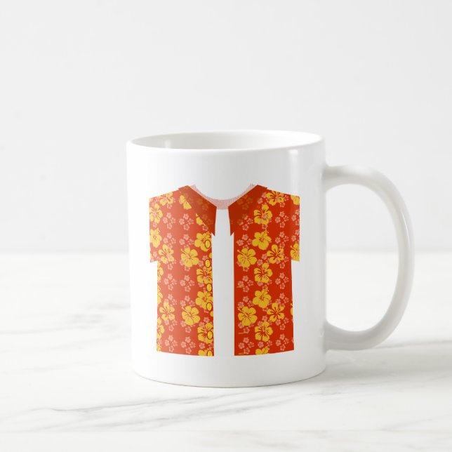 Aloha Style Fun Tropical Vibes Design Coffee Mug (Right)