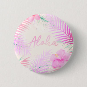 Aloha summer 2 inch round button