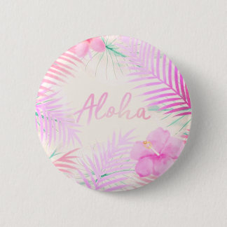Aloha summer 2 inch round button