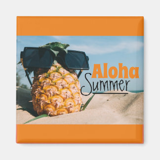 Aloha Summer - Magnet Carré