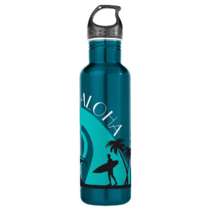 Aloha Surf and Palm Trees 710 Ml Water Bottle