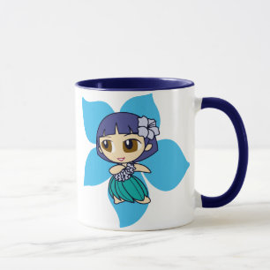 "Aloha tasse de sonnerie de fille de danse