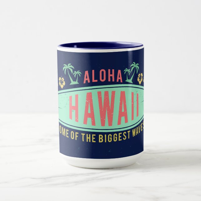 Aloha tasses nommées faites sur commande de surfer (Centre)