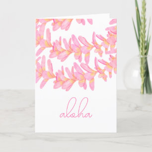 Aloha Thank You Card