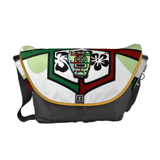 Aloha Tiki Messenger Courier Bag