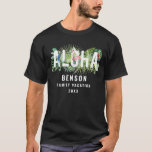 Aloha Tropical Flamingo Family Vacation Custom T-Shirt<br><div class="desc">Aloha Tropical Flamingo Family Vacation Custom T-Shirt</div>