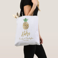Aloha Tropical Hawaiian Pineapple Wedding Favour