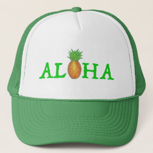 ALOHA Tropical Island Hawaiian Pineappy Casquette