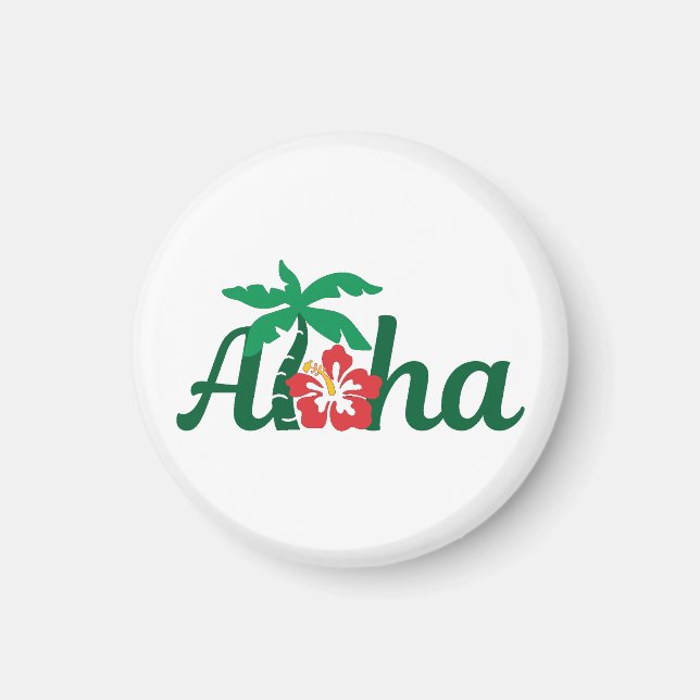 Aloha Tropical Magnet (Front)