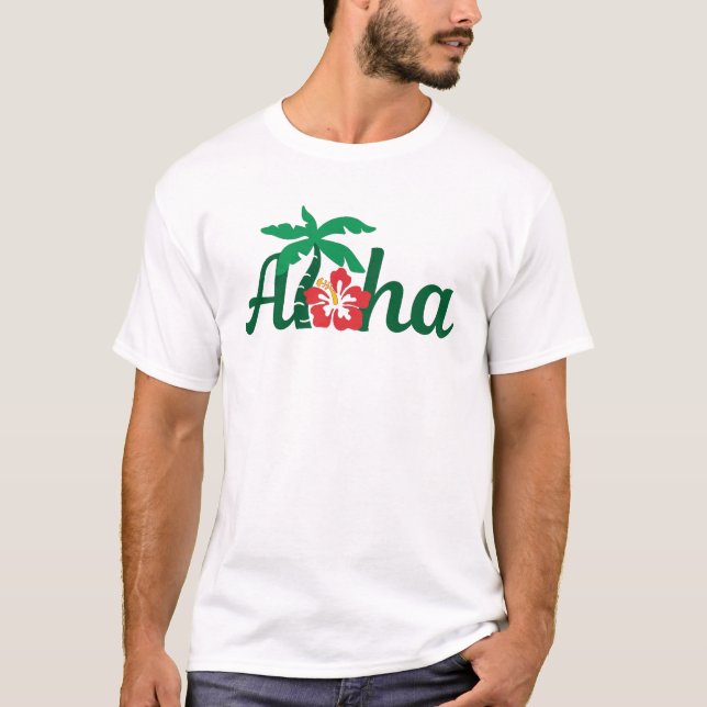 Aloha Tropical T-Shirt (Front)