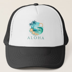 Aloha Tropical Trucker Hat