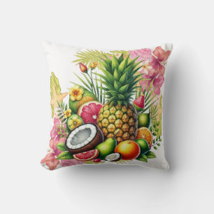 Aloha Tropics  Throw Pillow