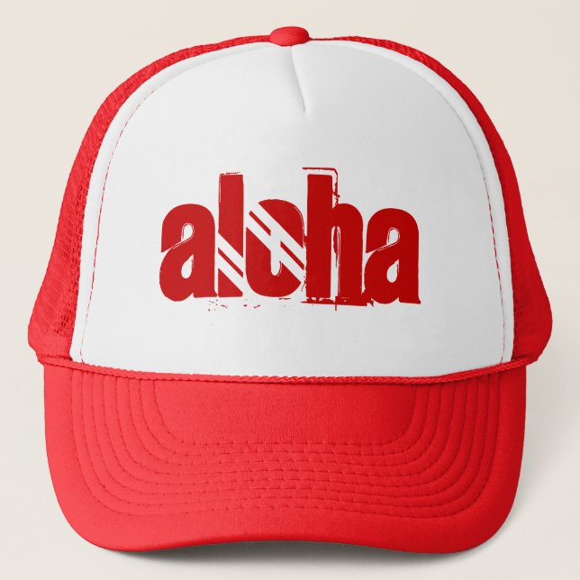 ALOHA TRUCKER HAT (Front)