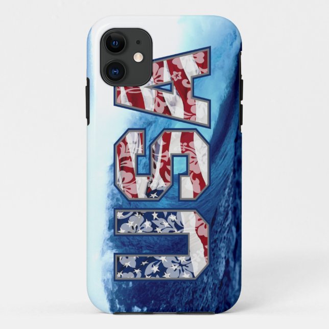 Aloha USA Tropical Wave iPhone 5 Case (Back)