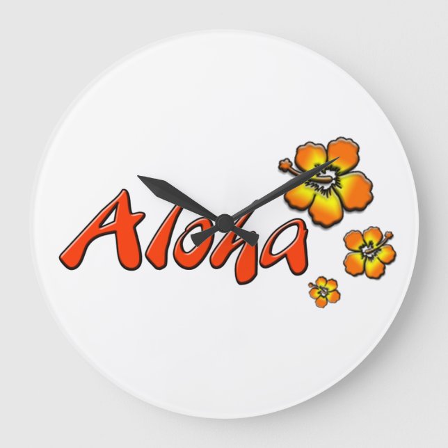 Aloha Wall Clock (Front)