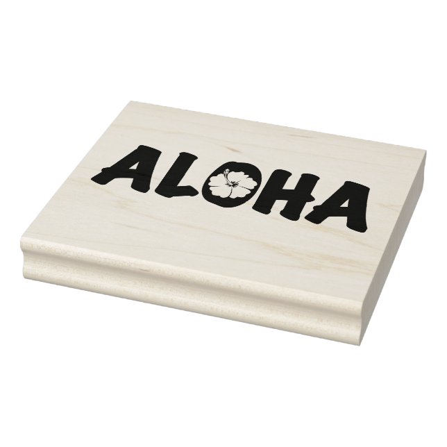 Aloha Wood Art Stamp (Stamp)