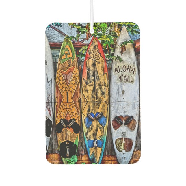 Aloha Yall Air Freshener (Front)