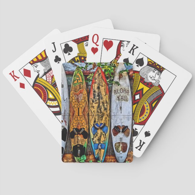 Aloha Y'All Playing Cards (Back)