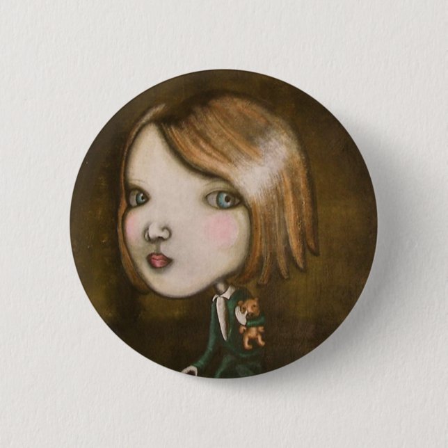 Alone 2 Inch Round Button (Front)