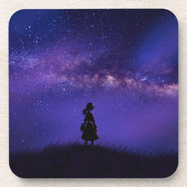 Alone and Starry Night  Coaster (Front)