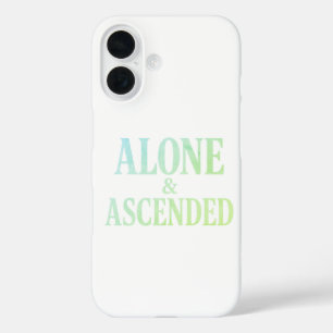 Alone & Ascended – The Art of Elevated Solitude iPhone 16 Case