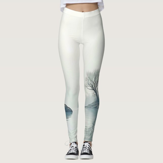 Alone in the Mist Design Leggings (Front)