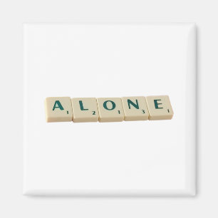 Alone Letter Tiles 2020 Magnet