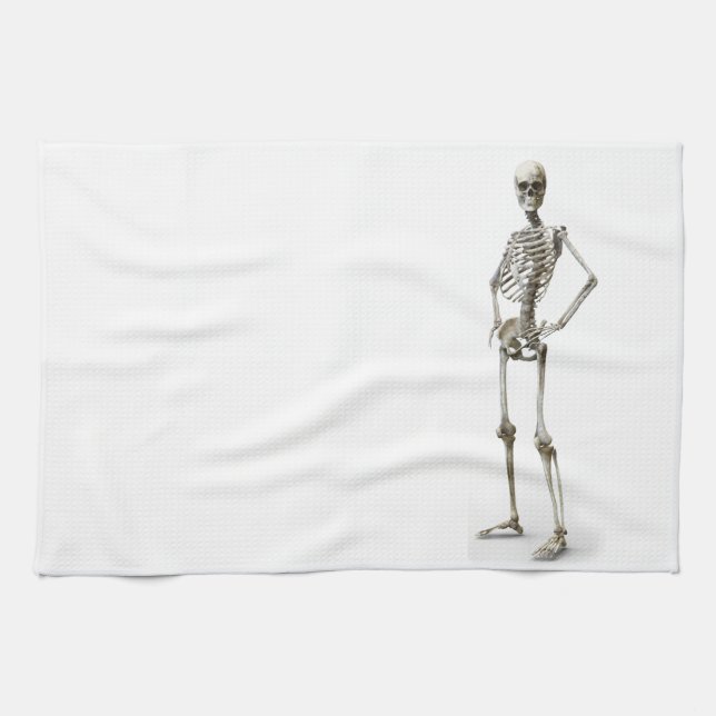 Alone Skeleton Kitchen Towels (Horizontal)