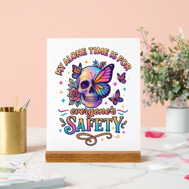 Alone Time Acrylic Sign (Wedding)