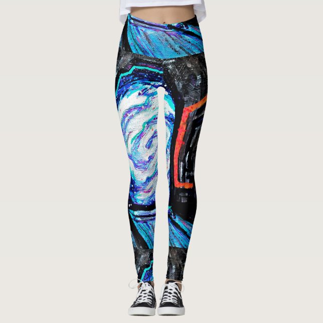 Alone with the Shiny Abyss Leggings (Front)